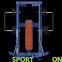 Сведение ног стоя с изменяемой нагрузкой Street Barbell - 1