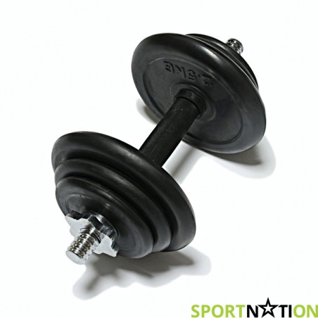 Наборная гантель FitLogic Rubber Dumbbell 10 kg - 18006