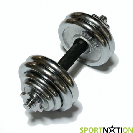 Наборная гантель FitLogic Chrome Dumbbell 15 kg - 18016