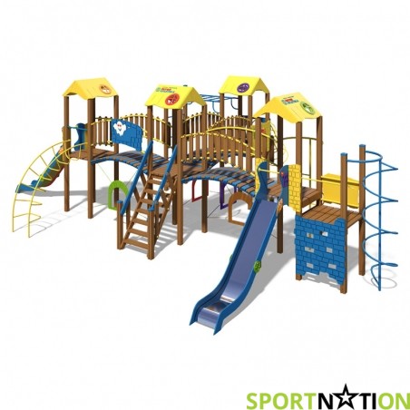 Игровой комплекс "Крепость-NEW" InterAtletika T904 NEW - 17540