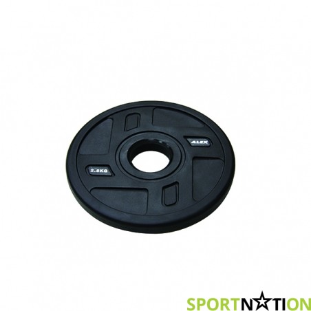 Профессиональные диски для штанг Alex 4 Holes TPU Olympic Plate 2,5 kg - 17964