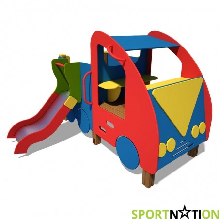 Машинка с горкой InterAtletika TE501 - 17380