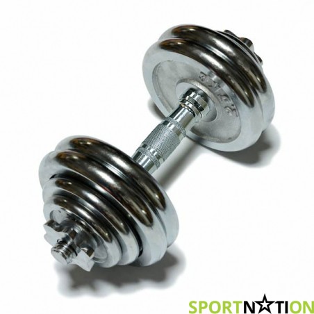 Наборная гантель FitLogic Chrome Dumbbell fit 15 kg - 18019