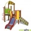 Игровой комплекс красно-зелено-желтый "Кроха-NEW" InterAtletika TЕ810 NEW