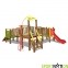Игровой комплекс красно-зелено-желтый "Волна-NEW" InterAtletika TЕ812 NEW