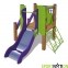 Игровой комплекс зелено-фиолетовый «Чемпион-1-NEW» InterAtletika T815 NEW