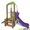 Игровой комплекс зелено-фиолетовый «Чемпион-NEW» InterAtletika T814 NEW